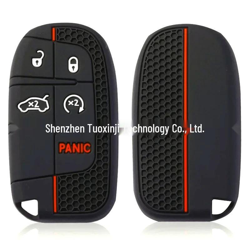 

Soft Honeycomb Key Case for JEEP Wrangler, Renegade, Compass, Dodge Journey, Grand Cherokee чёрный