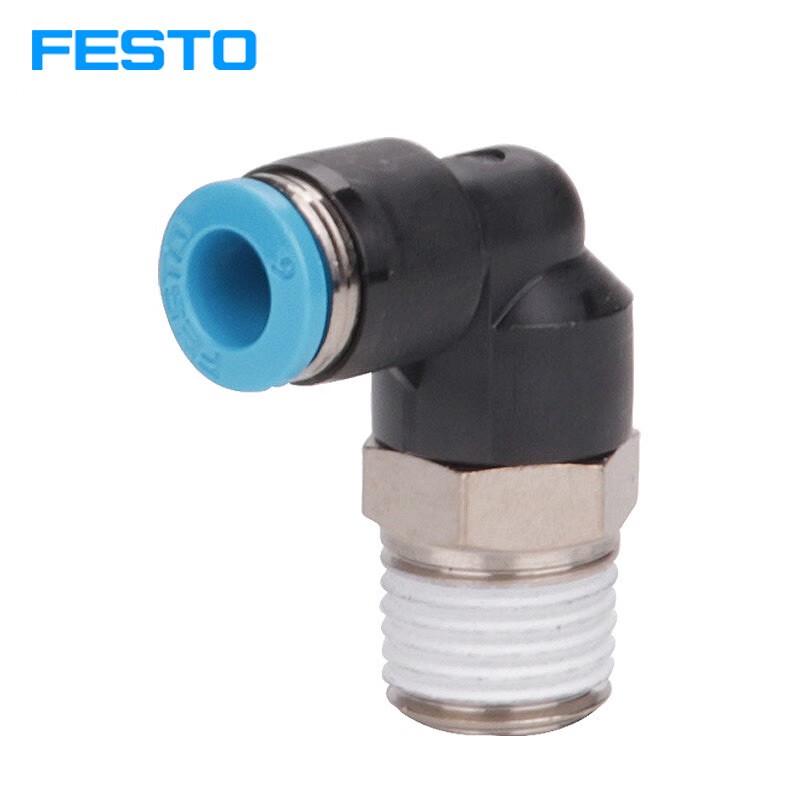 Festo L-Type Quick-Connect Threaded Fitting