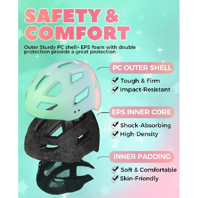 Kids Helmet for Children Bicycle Safety Cycling Boys Girls Outdoor Sports Protection Cap MTB Balance Bike Roller Skating Helmets