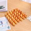 4pcs Creative Students Learning Stationery Simulation Pizza Ballpoint Pen Black Refill Hot Dog Bread Pen Funny and Interesting