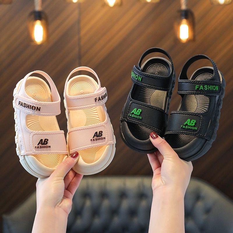 Chinelos de Dedo Infantis para Meninos e Meninas Verão Sola Macia, Antiderrapante e À Prova d'Água Sapatos de Praia para Bebê