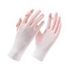 Ice silk gloves Thin women's summer outdoor riding driving touch screen full finger sunscreen shading light breathable gloves