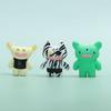 Cartoon Cute Fuggler Monster Model Desktop Ornament Set For Decoration Room
