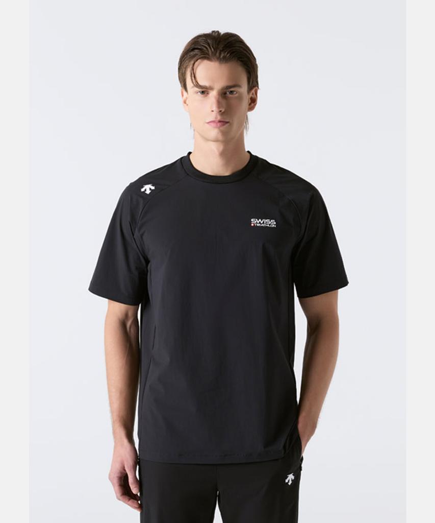 DESCENTE Swiss Triathlon Cooling Short Sleeve T-Shirt Black Sr221Iwh49