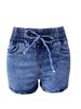 Elastic Casual Summer Women Slim Hole Denim Shorts