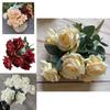Sophisticated Faux Rose Arrangement For Wedding Venue Table Centerpiece