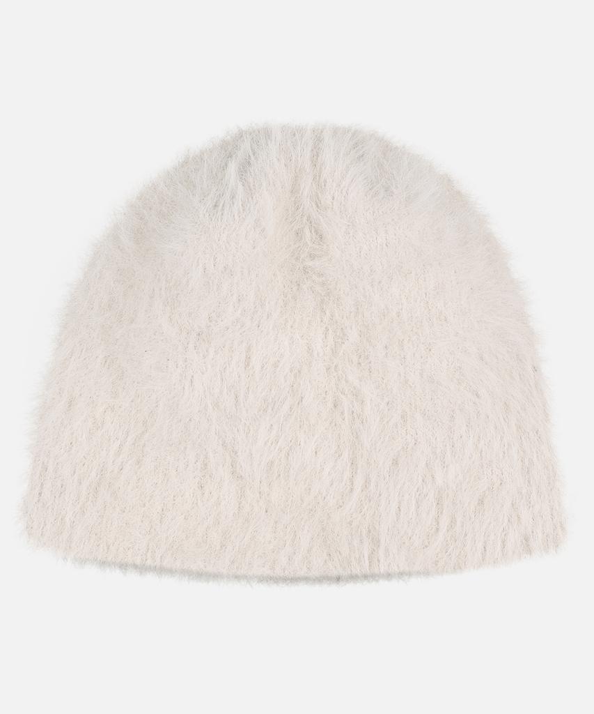 NP STUDIO [Gift Bag] Hairy Fur Knit Beanie Ivory