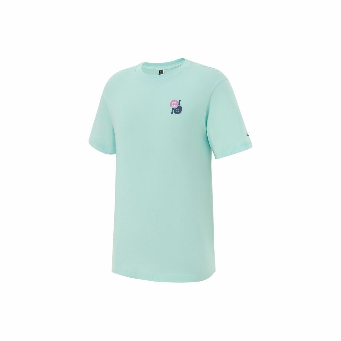 adidas Casual Fashion Simple T-Shirt, Unisex, Mint Green L