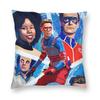 Henry Danger Captain Man And Kid Danger Pillowcase Printing Cushion Cover Decoration Throw Pillow Case Cover Home