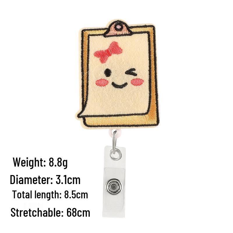 Embroidered ID Badge & Clothing Patch - Easy Pull Buckle for Doctors & Nurses
