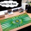 Custom Name Mouse Pad Sporting Football Crest Mouse Pad Desk Mat, Non-Slip Rubber Backer Pad For Computer Notebook Gaming Mouse Pad Birthday Gift