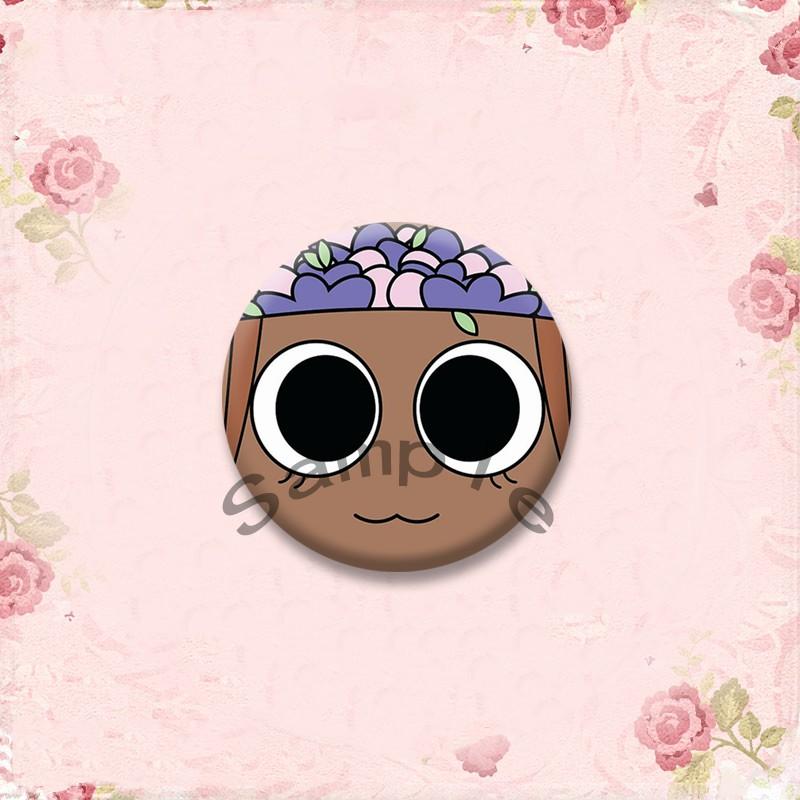 Game Peripheral Characters Brooches on Clothes Pebble Shelly Bobette Vee Cartoon Badge Collectible Lapel Pins Fans Jewelry Gifts