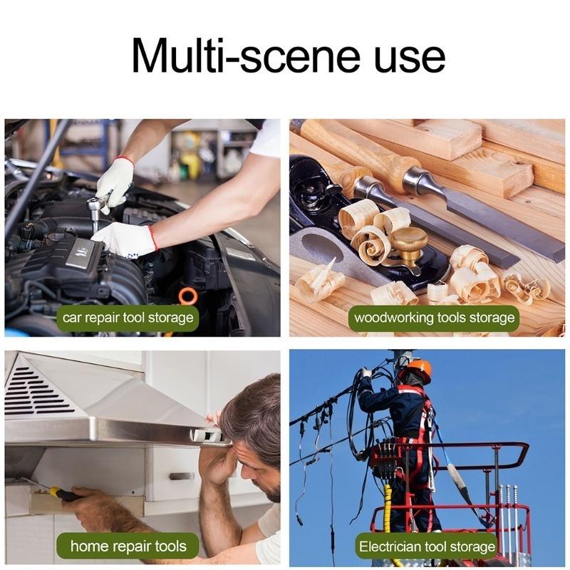 Mehrzweck-Werkzeug-Rolltasche für Elektrowerkzeuge, Gartengeräte, große Aufbewahrungstasche