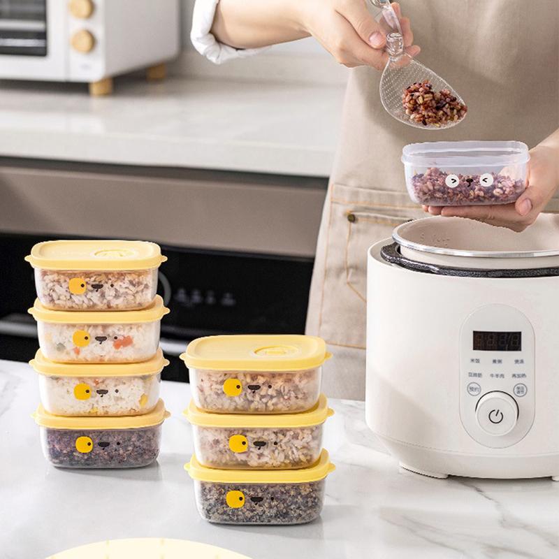 1Pc Food Storage Container Freezer Food Storage Boxes Refrigerator Rice Food Fruit Preservation Keep Fresh Box Microwaveable