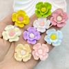 10 Stück Neue Süße Cartoon Simulierte Kamelien-Serie Flache Rückseite Harz Cabochons Scrapbooking DIY Schmuck Basteln Dekoration