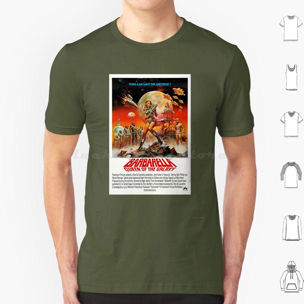 Barbarella  Queen Of The Galaxy T Shirt Men Women Kids 6xl Barbarella Camp Sci Fi Retro Cinema Movie Film Classic Colourful