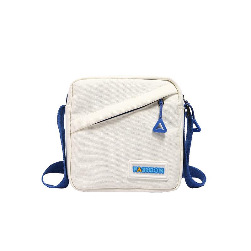 

New trendy solid color casual small square bag trendy and niche shoulder messenger bag large capacity commuter messenger bag One Size