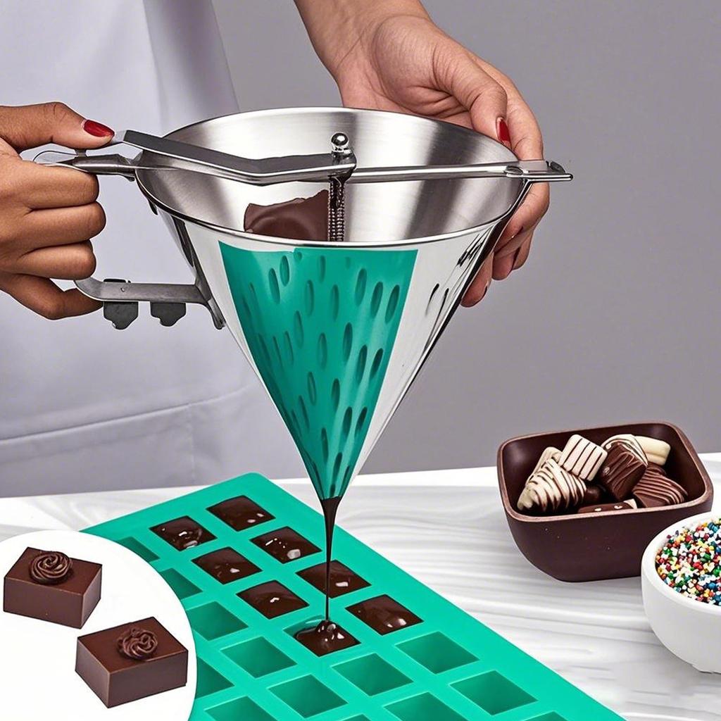 DELUXEFOX Square Silicone 40 Chocolate Mini Cube for Kitchen Easy Installation and Cleaning Mold, Cavities, Multi-Purpose Mold, Mold, Heat-Resistant,