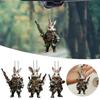 Cartoon Creative Acrylic Animal Gunner Car Hanging Ornament For Festive Interior Style