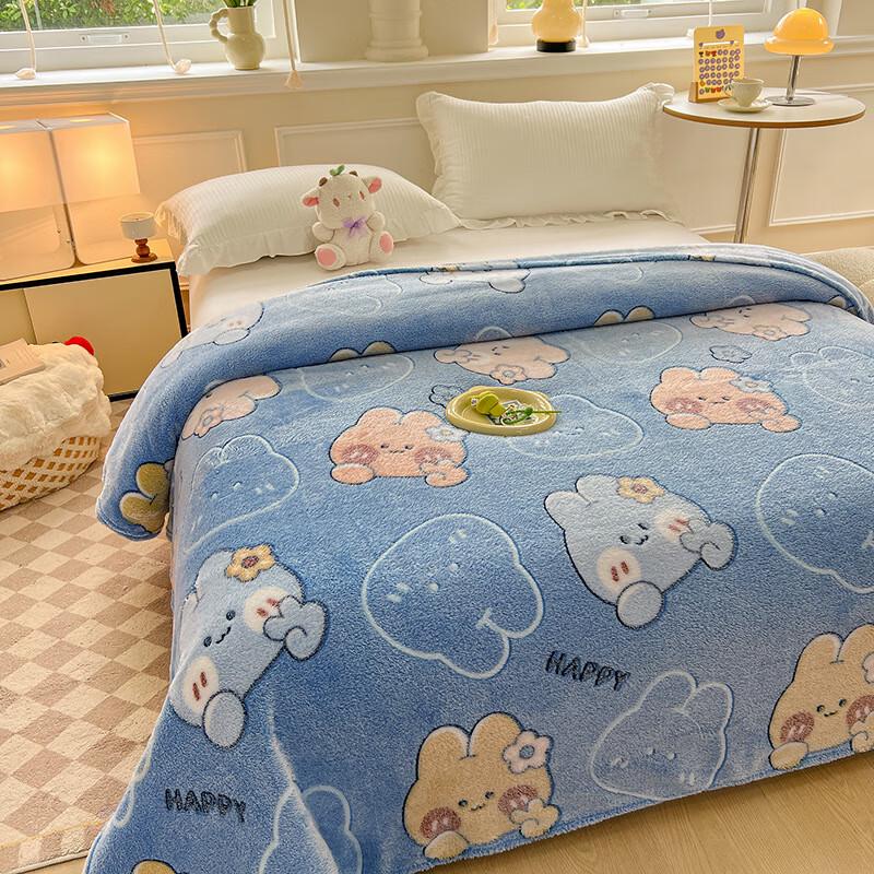 

OEING Winter Warm Snowflake Fleece Blanket 150x200cm