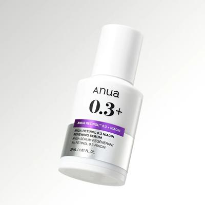 Sérum Rénovateur Rétinol 0,3% + Niacinamide Authentique 30ml – Anti-Âge, Réducteur de Pores, Éclaircissant & Affinant la Texture