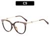 Oversized cat-eye heart-shaped glasses, retro street-style sunglasses, perfect for outdoor vacations and travel.