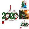 Colorful 2020 Christmas Tree Ornament Quarantine Family Xmas Lockdown Decoration For Lasting Memories