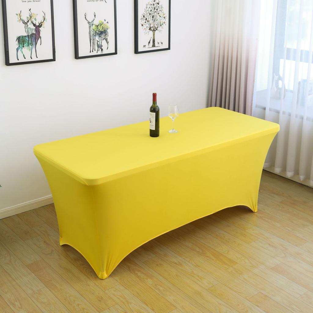 Elastic tablecloth cocktail bar for conference wedding outdoor wedding decoration table skirt tulle table skirt party birthday