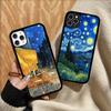 Art Vincent Van Gogh Phone Case For iPhone 17 16 15 14 13 Plus 12 11 Pro Max PC+TPU Cases Back Cover