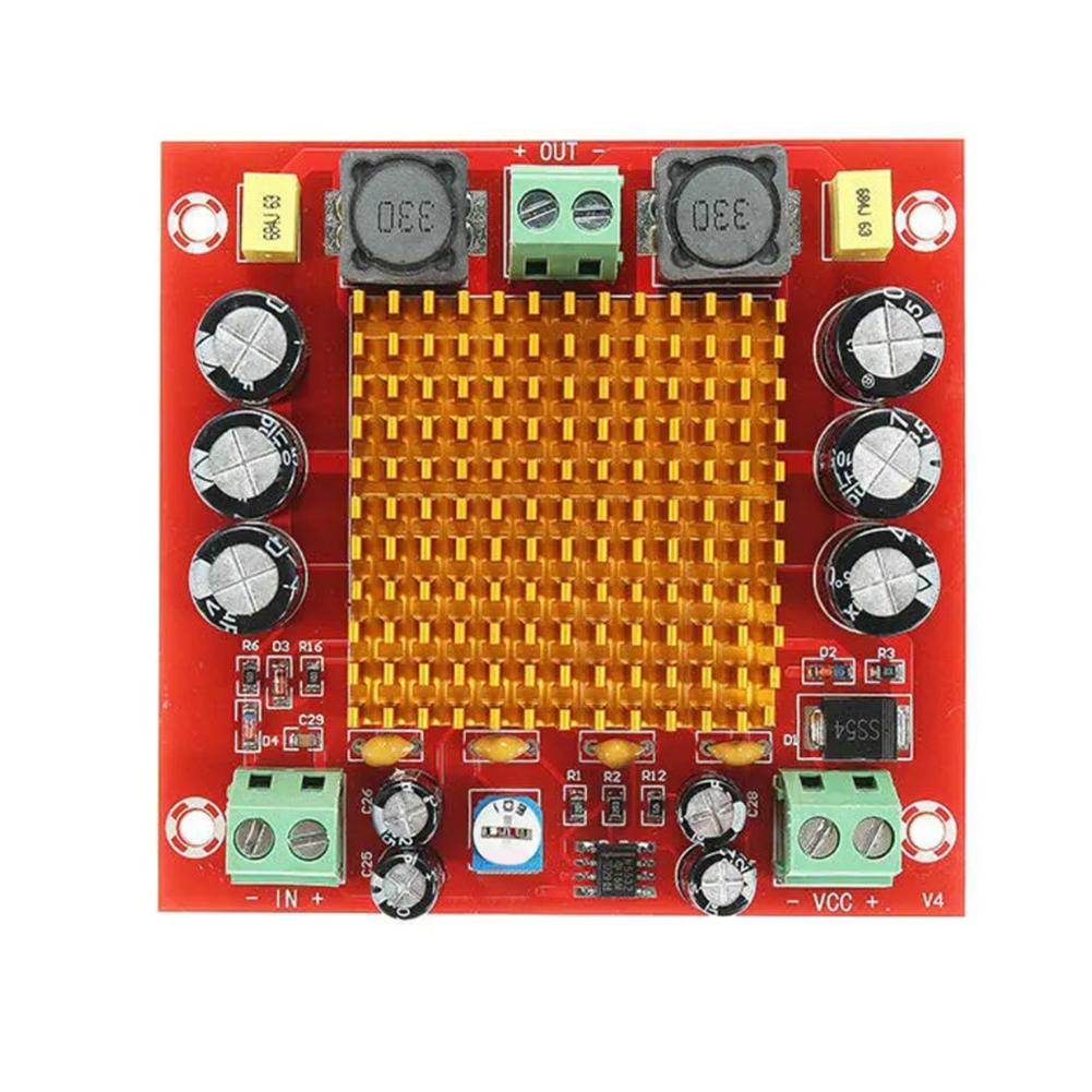 XH-M544 Digital Audio Amplifier Board 150W High-power TPA3116DA Digital Power Supply Audio Amplifier Radiator for Home Theater