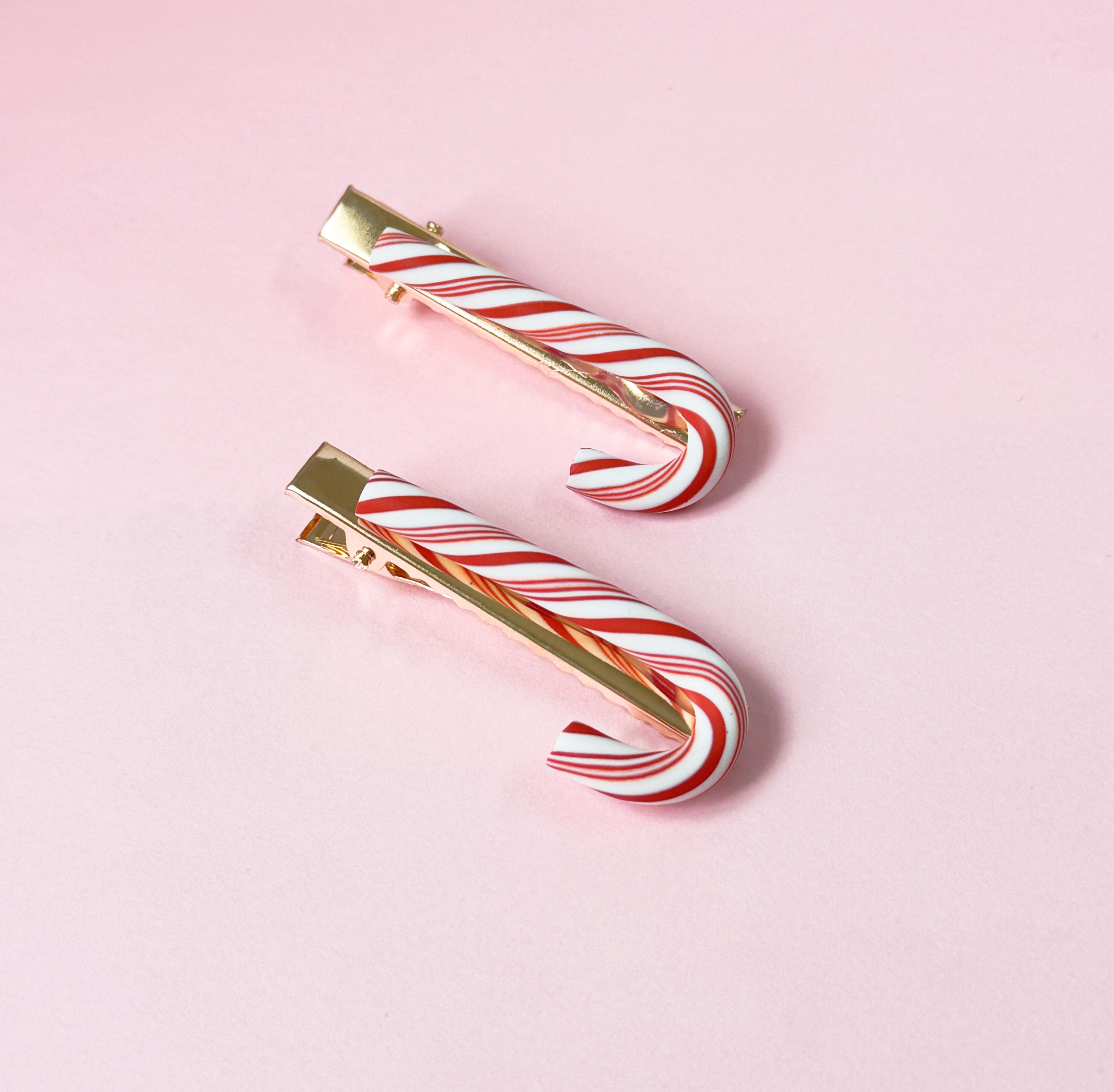 

2/8 шт. Градиентные заколки для волос в виде трости, пластиковые заколки из сплава, заколка для волос радужного цвета для девочек, шпильки, тиары, детские аксессуары для волос