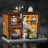 Non-Toxic 2284Pcs English Cottage Building Blocks Retro House With Car Moc Model Bricks Desktop Decoration Diy Toys For Kids Holiday Gifts