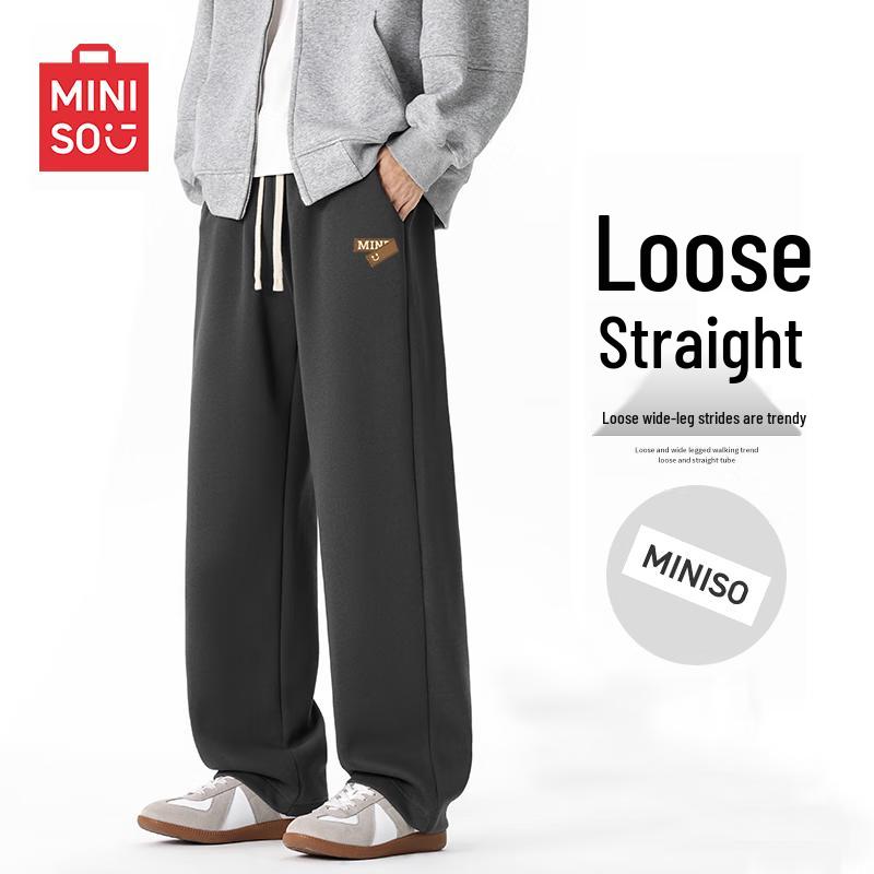 MINISO Unisex Straight-Leg Casual Sweatpants