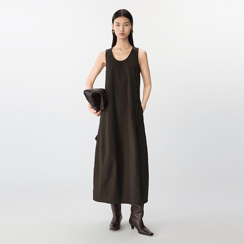 JNBY 2025 Summer Loose Sleeveless H-Line Dress 5P4G11680