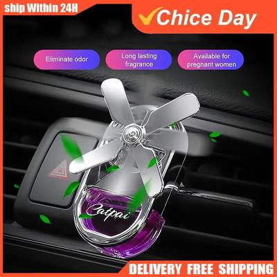 Auto Aromatherapie Lufterfrischer Rotierender Propeller Lüftungsschlitz Duft Aromatherapie Kreative Mini Parfüm Dekoration Zubehör