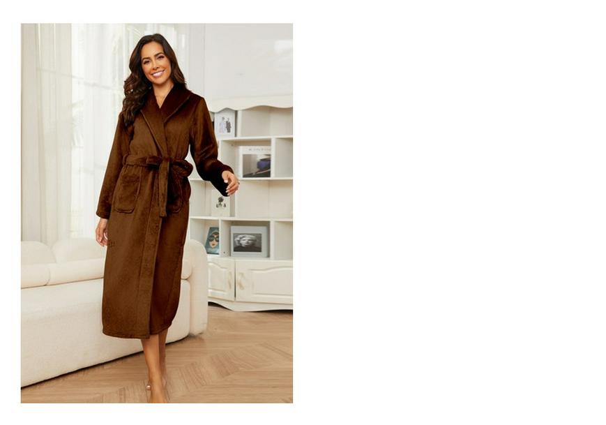 Übergröße Flanell Revers Pyjama Morgenmantel Set für Paare - Warme Herbst/Winter Europäische Amerikanische Hauskleidung