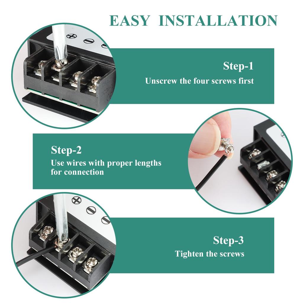 MZHOU 24v 5A To DC 12v Step Boost To 24V 5A 120W Max Variable Voltage Current Adapter Voltage Regulator Converter Transformer for Solar Power DIY