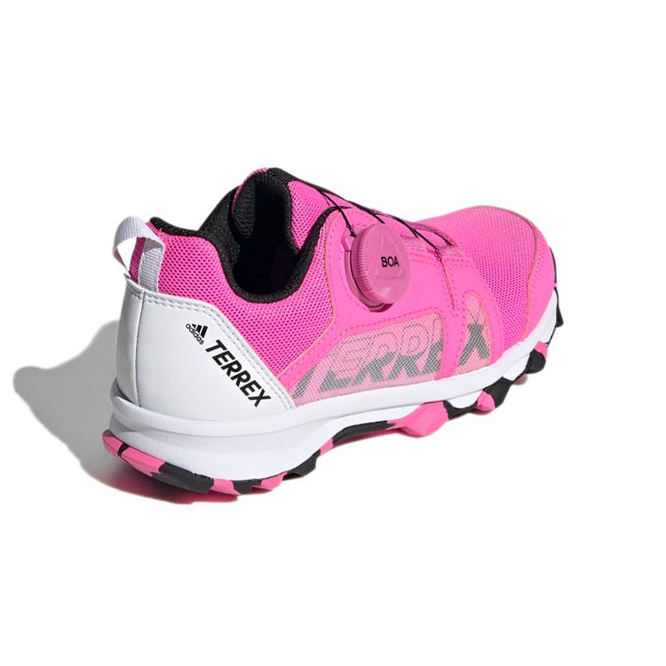 adidas Terrex Boat Hiking K Resistenti all'Abrasione Basse Scarpe da Esterno Rosa Bianco Bambino FX4161