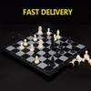 Portable Special Magnetic Chess Backgammon Checkers Set Big Board Draughts Entertainment Christmas Travel Games Aldult Kids Gift