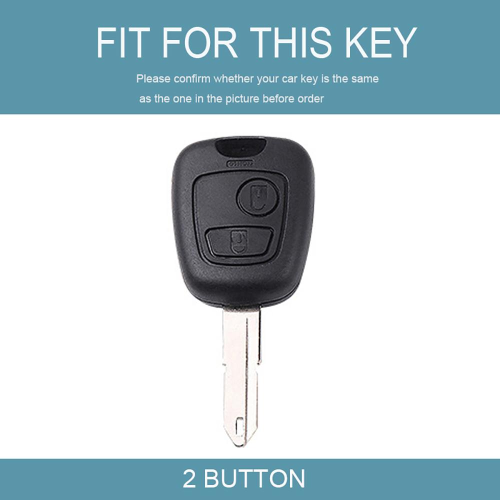 Keyless Protector For Toyota AYGO For Citroen C1 C2 C3 C4 XSARA PICASSO Peugeot 106 107 206 207 307 Auto Key Shell Case Cover