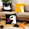 1PC cute cartoon animals Pillow Case Square  Bedroom Sofa Leisure Comfort Cushion Car Home Decoration