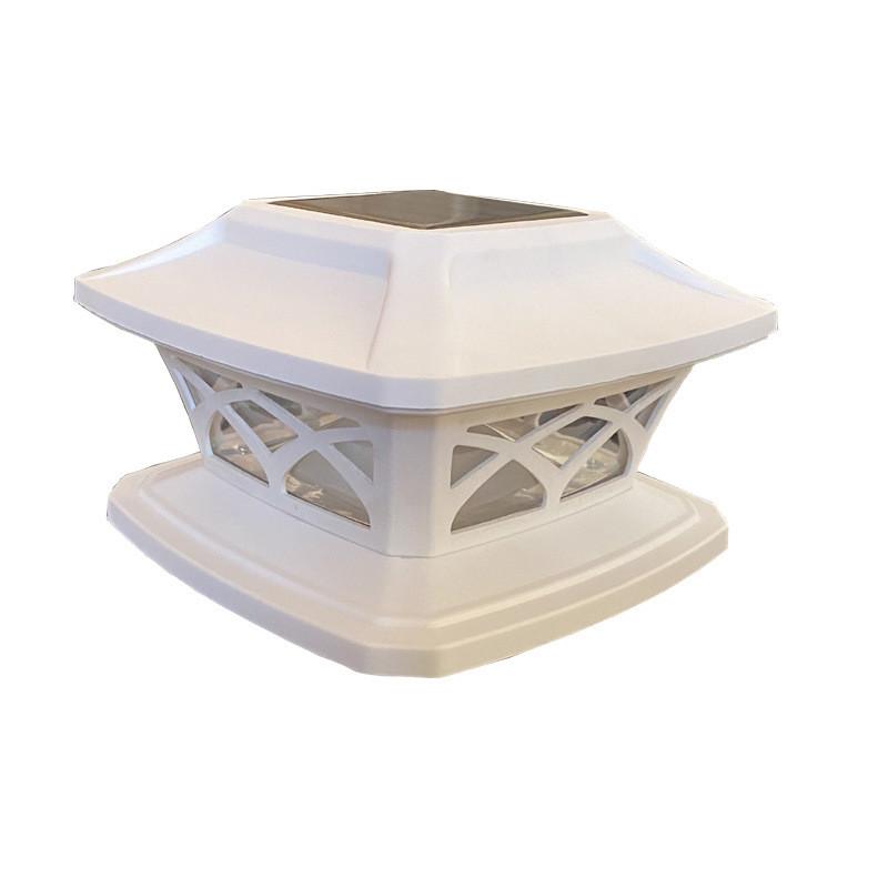 Solar Post Lantern With Led Light For Garden Pathway Outdoor Yard Decor