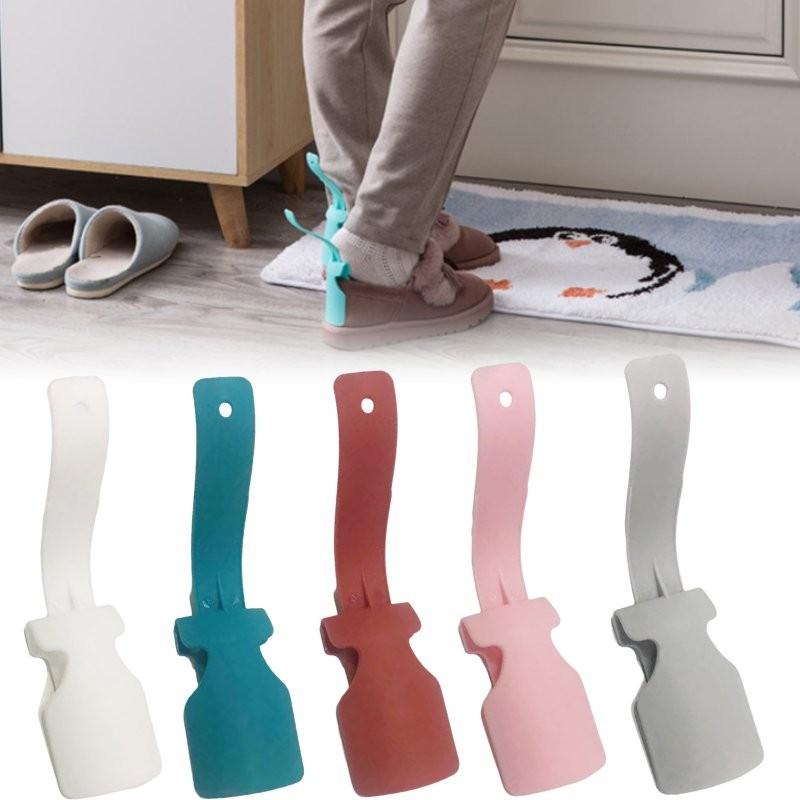 Innovative Lazy Shoe Helper Tool Comfortable Easy Slip-on Boot Puller In Various Colors