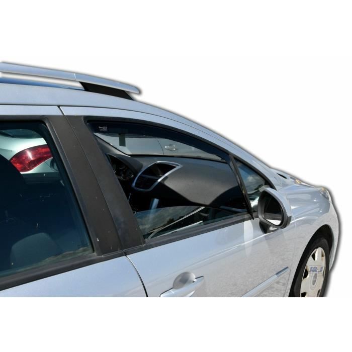 J&amp;J AUTOMOTIVE | Heko Deflecteurs d'air Déflecteurs de Vent Pour Peugeot 207 2006-2012 5P. Berlina