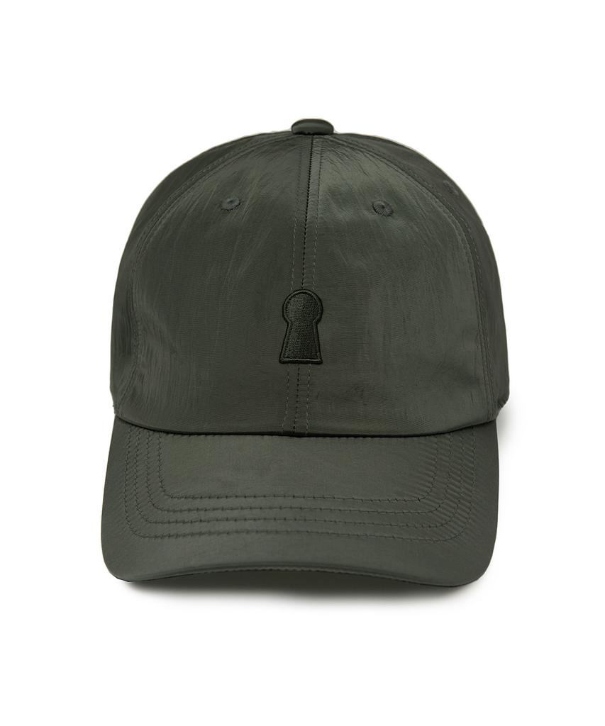 Sekeonmonollogeu Keyhole Logo Nylon Ball Cap Khaki Seac003Khaki