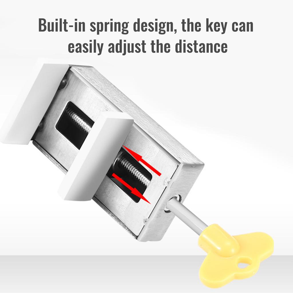 2 Pcs Stainless Steel Window Limiters for W/for Key Window Safety Locks for Vertical Sliding for Windows Childproof Rest