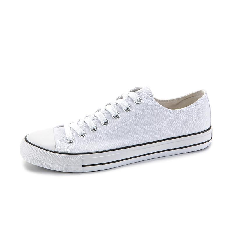 Scarpe in tela con lacci basic a passo lungo scarpe da uomo a taglio basso traspiranti scarpe da studente scarpe singole taglia grande scarpe in tessuto scarpe da skate da uomo