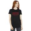 Netflix Womens/Ladies Stranger Things Flames Cotton Boyfriend T-Shirt