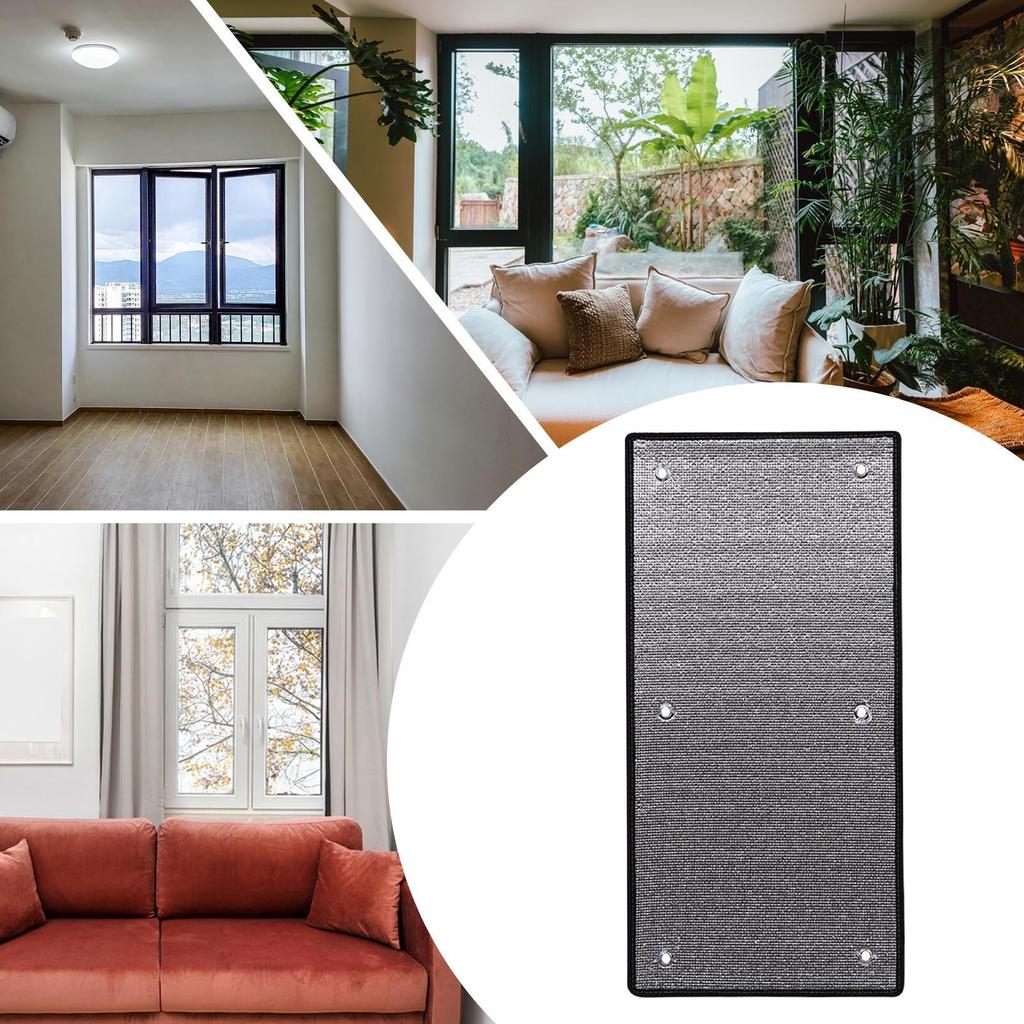 Aluminium Insulation Film Aluminum Thermal Window Film Roll Heat Resistant Double-Layer Privacy Protector for Apartment Rental