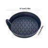 2pcs Automotive Anti Slip Silicone Coasters, Waterproof and Leak Proof, Universal Interior Accessories for Automobiles